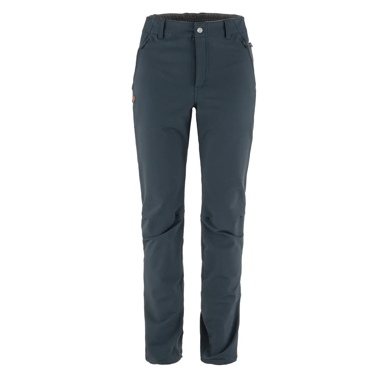 Comfortable Clothes Fjallraven Womens Abisko Winter Stretch Short Leg Trousers Dark Navy