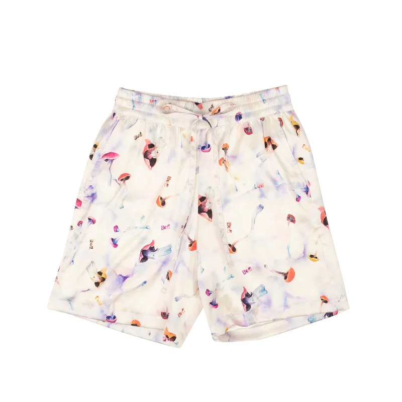 Save On Classic Elegant Styles Psychworld X Nahmias Mushroom Shorts - White
