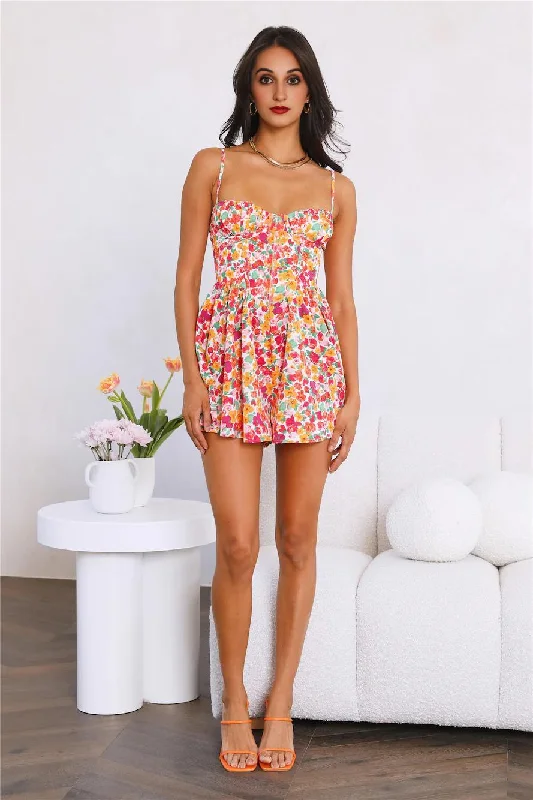 Seize Bargains Daily Glam Romper Floral