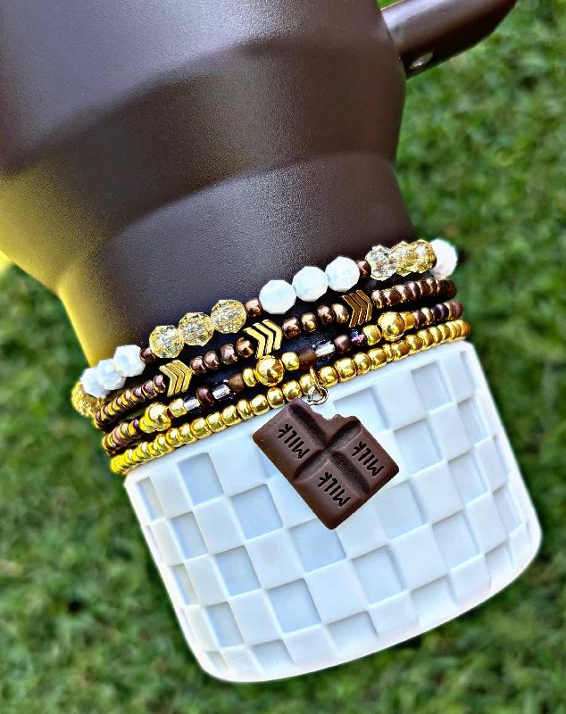 Eco-Friendly Drinkware Sale Smores Chocolate Stanley Cup Bracelets
