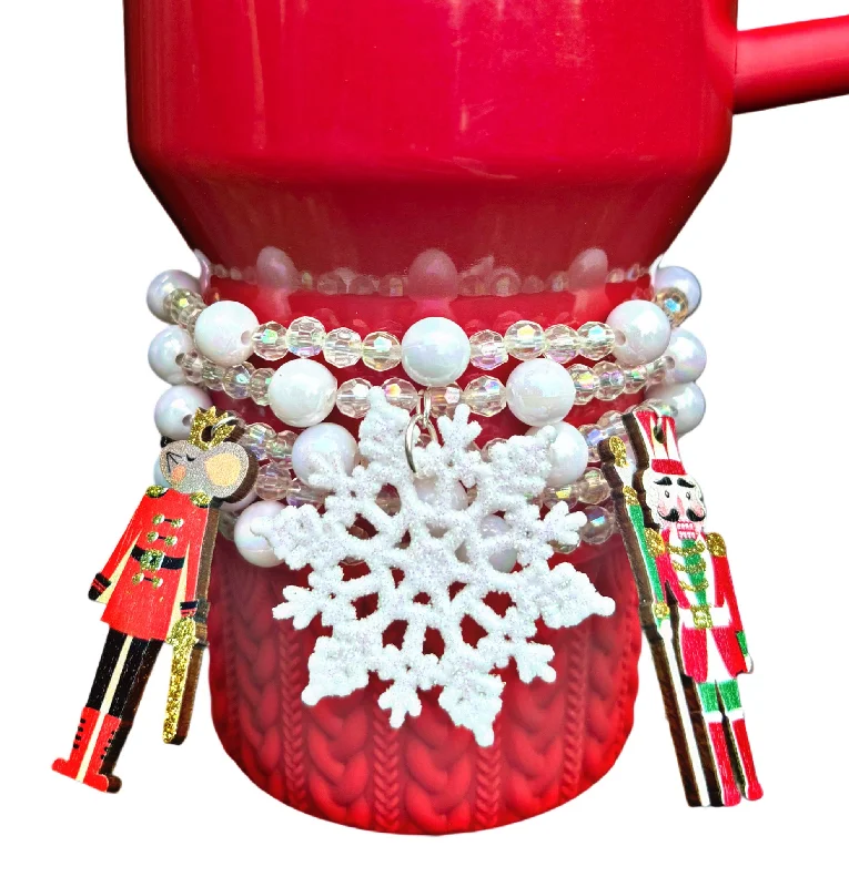 Promotional Drinkware Nutcracker Cup Bracelets