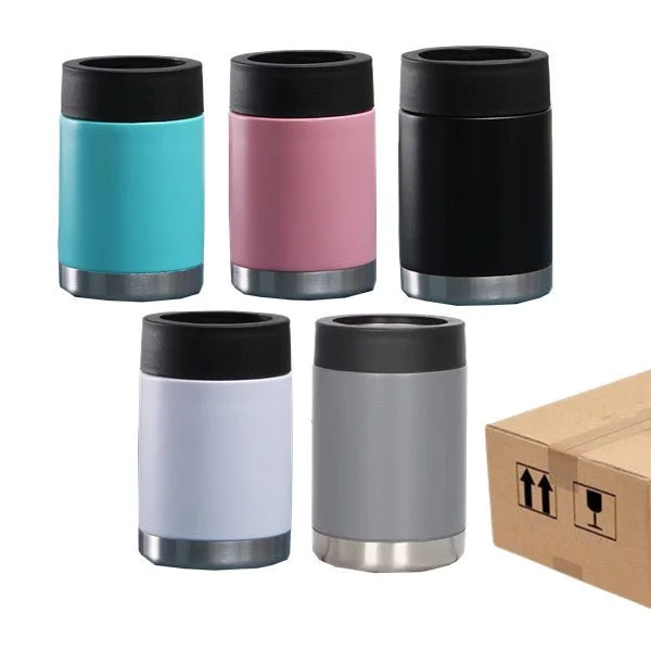 Elegant Glassware Sale 12oz Case of 25pk Cancooler Stainless Steel Tumbler Double Walled Insulation With Lids