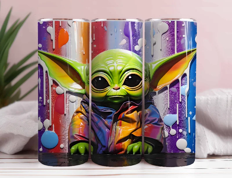 Exclusive Drinkware Sale Baby Yoda Tumbler, Star Wars Tumbler, 20oz Skinny Tumbler, Skinny Tumbler, Cartoon Tumbler Wrap, Princess Png, Beach Tumbler, Pnd Download
