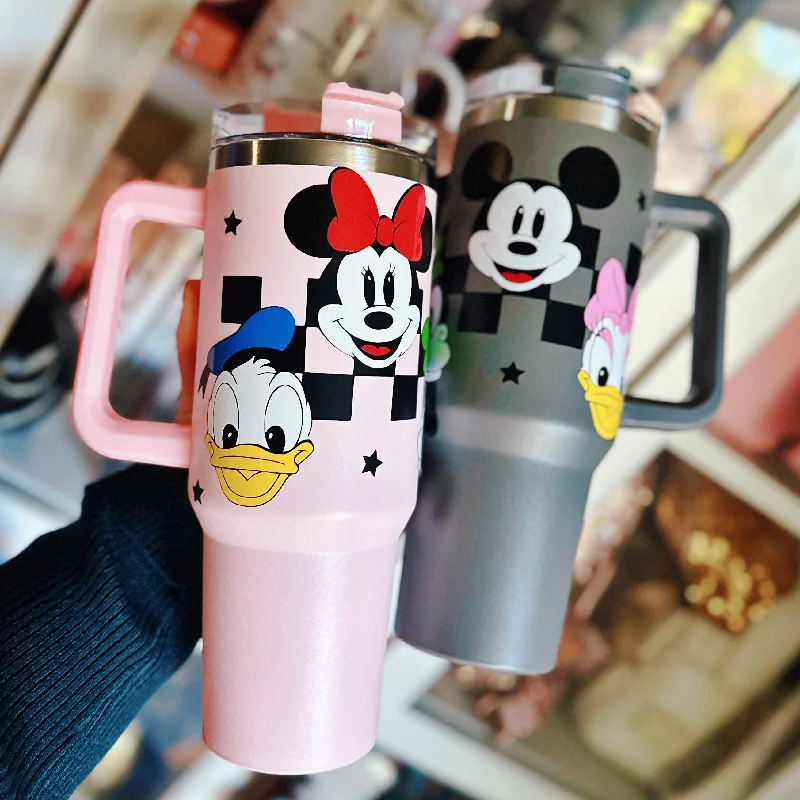 Promotional Tumblers FAB FIVE Character Faces on 40 oz Quencher Inspired Stainless Steel Tumbler