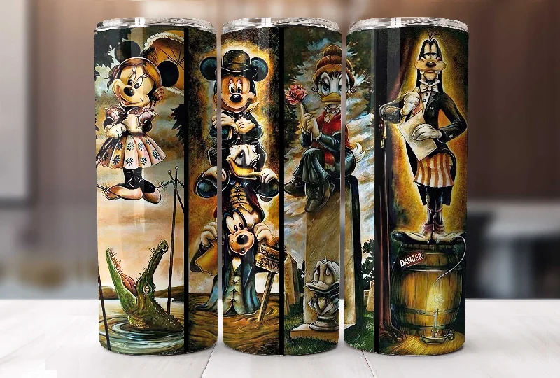 Green Drinkware Sale Mickey Halloween 20oz Skinny Tumbler, The Haunted Mansion Tumbler Wrap, Halloween Tumbler Png, The Haunted Mansion Png, Spooky Vibes