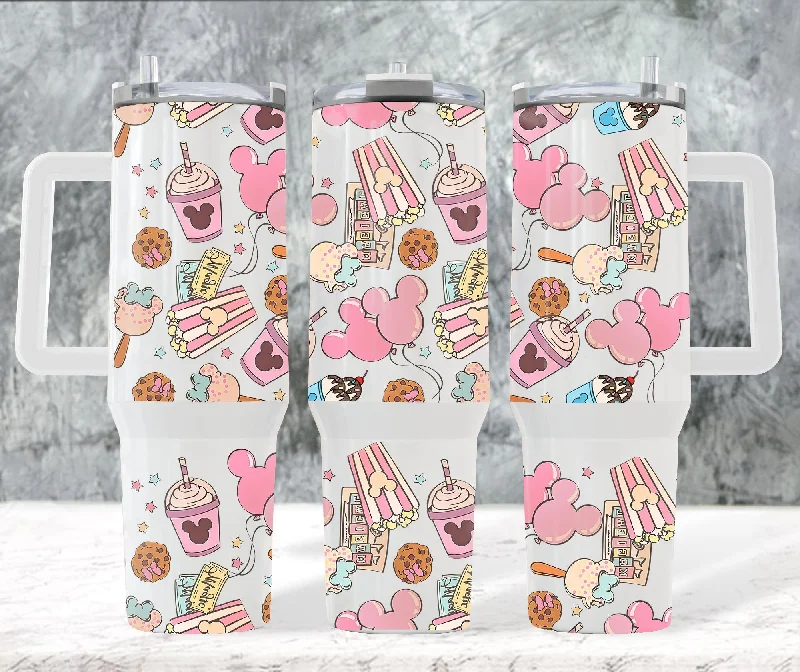 Drinkware Bundle Offer 40oz Snacking Tumbler Quencher Tumbler Wrap,  Snackgoal Tumbler Wrap, Birthday Gift, Magical Snack, Drinks And Foods Tumbler Wrap