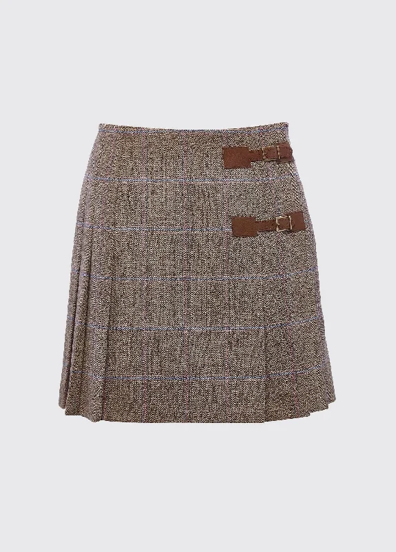 Latest Trends Blossom Tweed Skirt - Woodrose