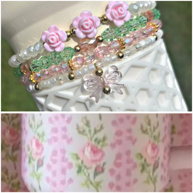 Exclusive Drinkware Sale Blooming Heirloom LoveShack Fancy Cup Bracelets Stanley Cup Accessories.