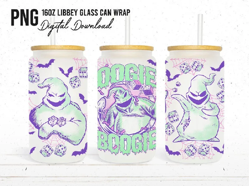 Travel Drinkware Offer Horror Character Tumbler Wrap, 16oz Can Glass Wrap, Cartoon Can Glass, Spooky Vibes Can Glass, Halloween Png, Sublimation Design Png