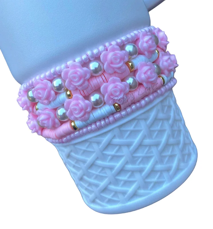 Personalized Drinkware Gifts Pretty in Pink Cup Bracelets