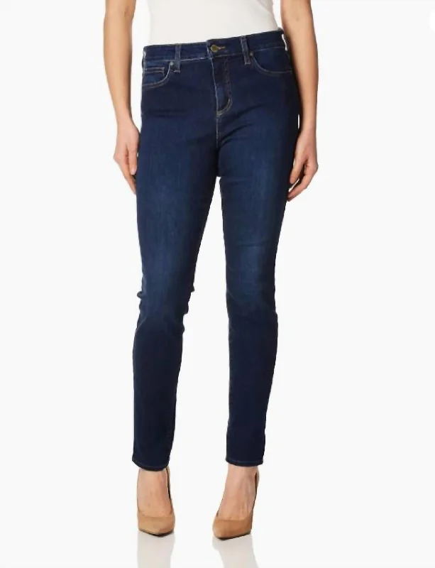 Latest Trends Alina Dark Wash Cooper Skinny Jeans In Blue