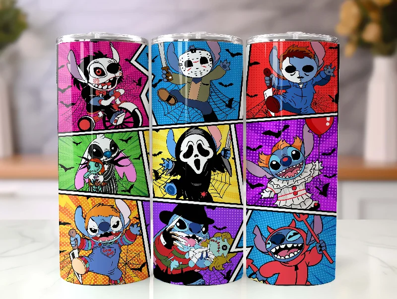 Insulated Drinkware Deals Halloween 20oz Tumbler Wrap Png, Horror Movie 20oz Wrap, Spider Halloween, Movie Killers Png, Horror Characters 20 oz Sublimation Tumbler