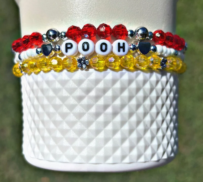 Drinking Glasses Sale Pooh Bear Cup Bracelets