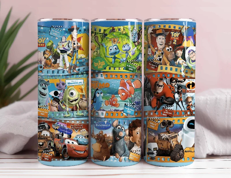 Drinkware Sale Event Retro Cartoon Movie Tumbler, 20oz tumbler Wrap, Cartoon Tumbler Wrap, Kids Movie Tumbler, Birthday Gift For kids, Tumbler Wrap, Png File