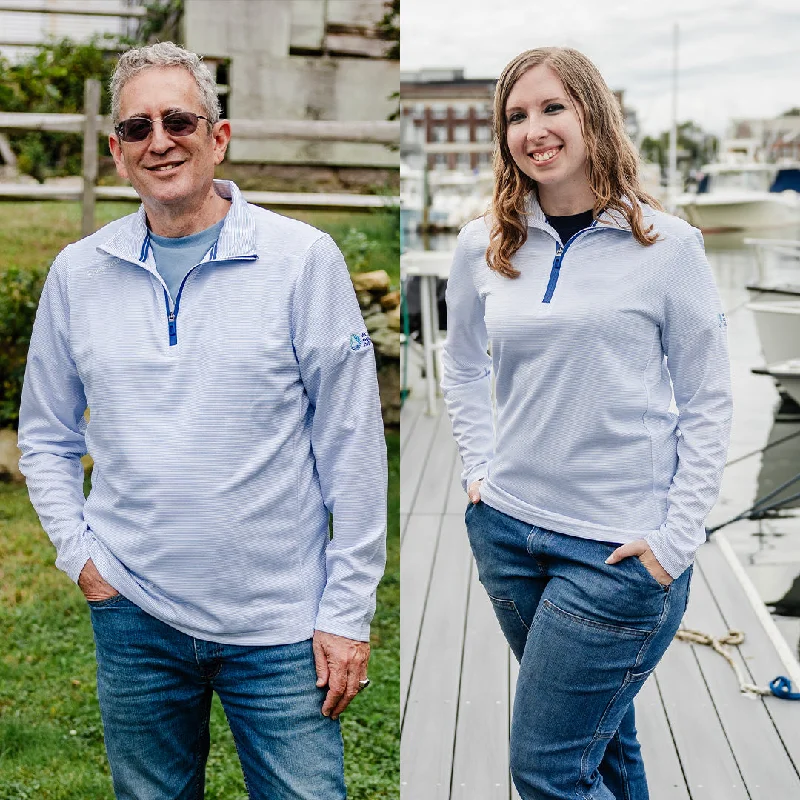 Elegant Attire For The Modern Lady WHOI Logo Quarter-Zip