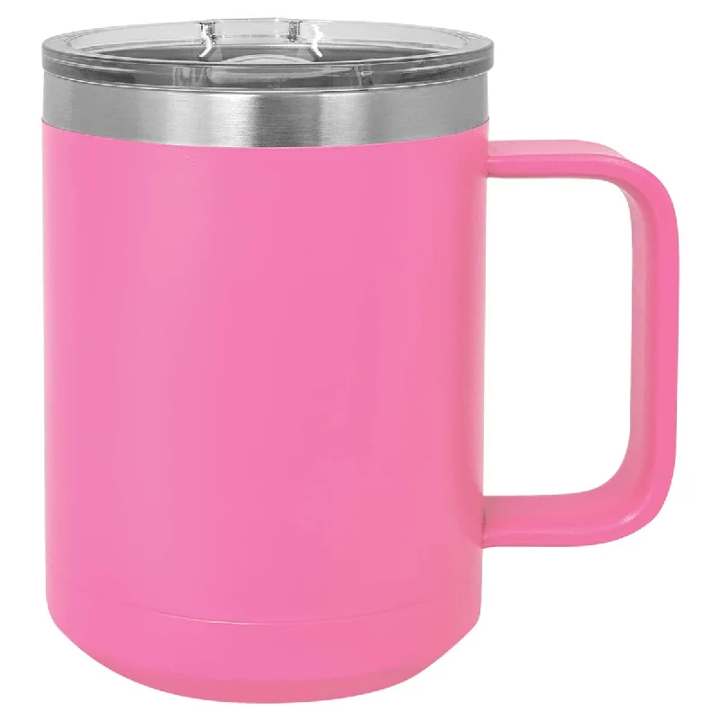 Elegant Glassware Sale 15 oz  Stainless Steel Insulated  Coffee Mug Powder Coated Double Wall Steel Insulated (Blank)