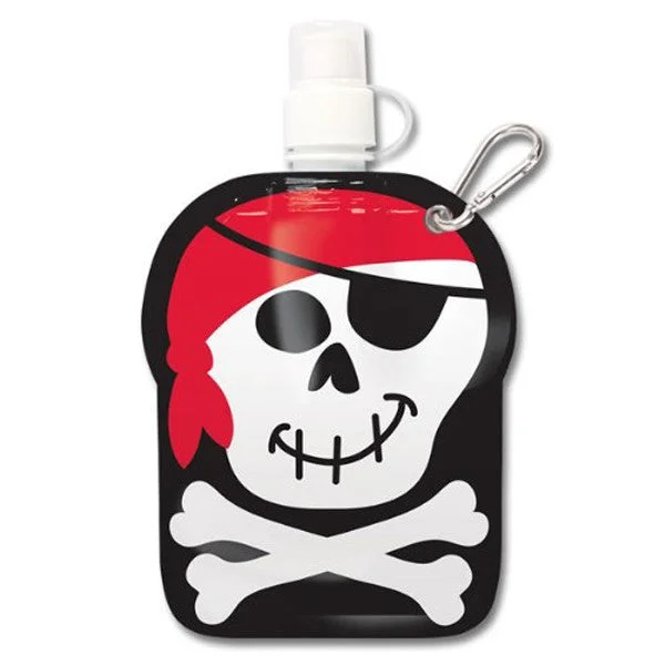 Stylish Drinkware Collection Little Squirts Expandable Drink Bottle - Pirate