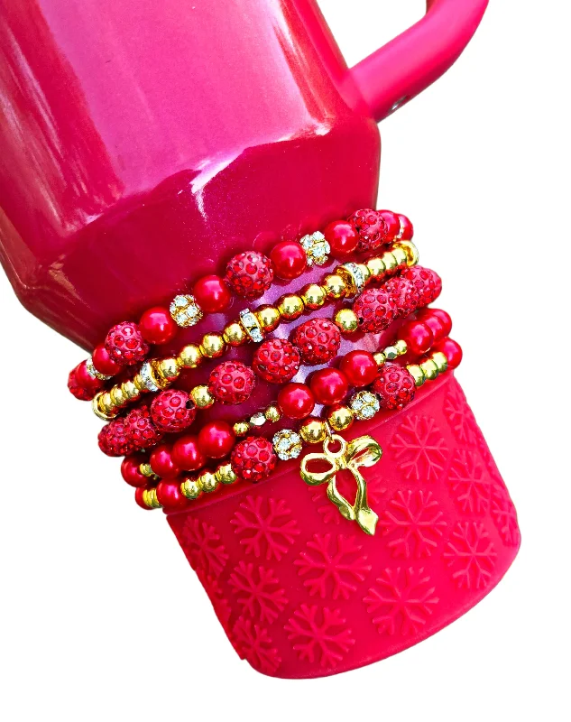 Travel Mugs Offer Scarlet Red Cup Bracelets