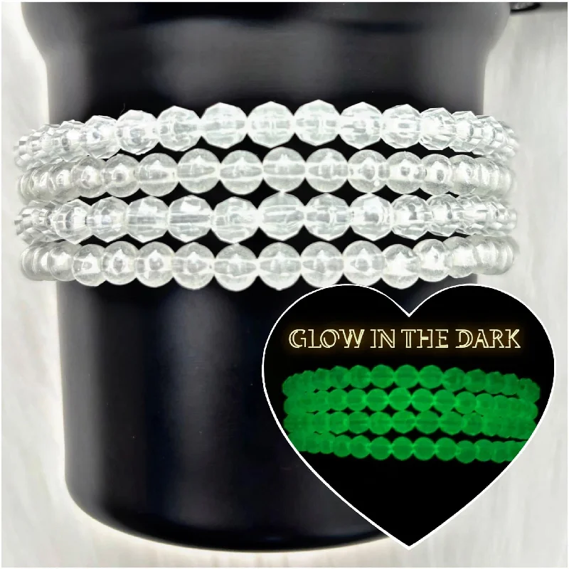 Elegant Glassware Sale Glow in the Dark Cup Bracelets