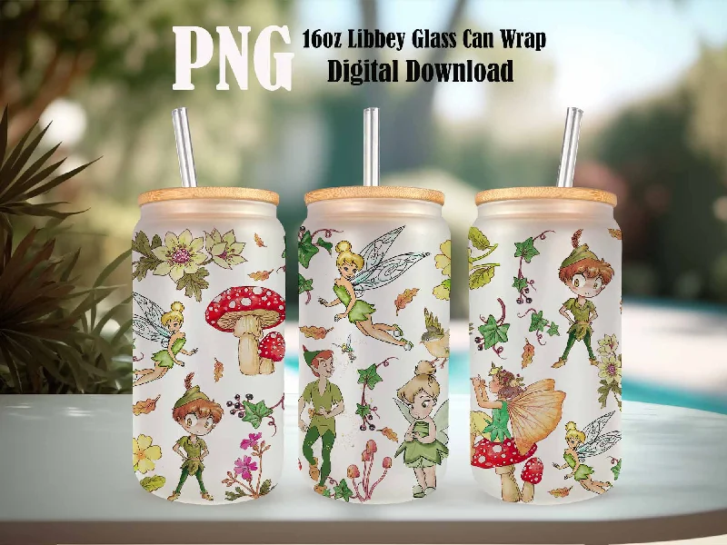 Decorative Drinkware Sale Magic Princess Can Glass, Magic Can Glass Wrap, Cartoon Tumbler Wrap, 16oz Can Glass, Full Tumbler Wrap, Can Glass Wrap, Png Sublimation