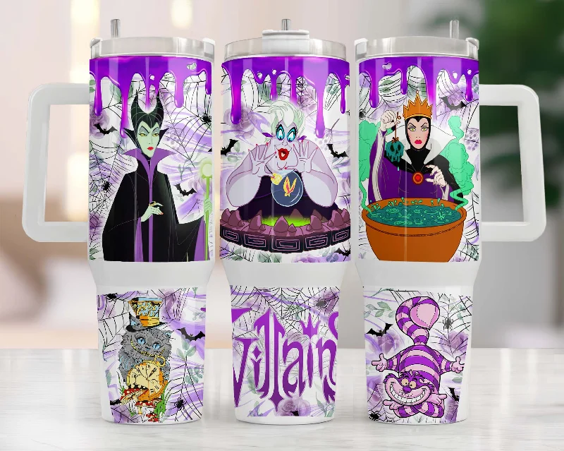 Insulated Tumblers Movie Characters 40oz Tumbler Wrap Png, Halloween Characters 2 pieces 40 oz Tumbler Png, Horror Glitter 40oz Tumbler Png Sublimation Designs