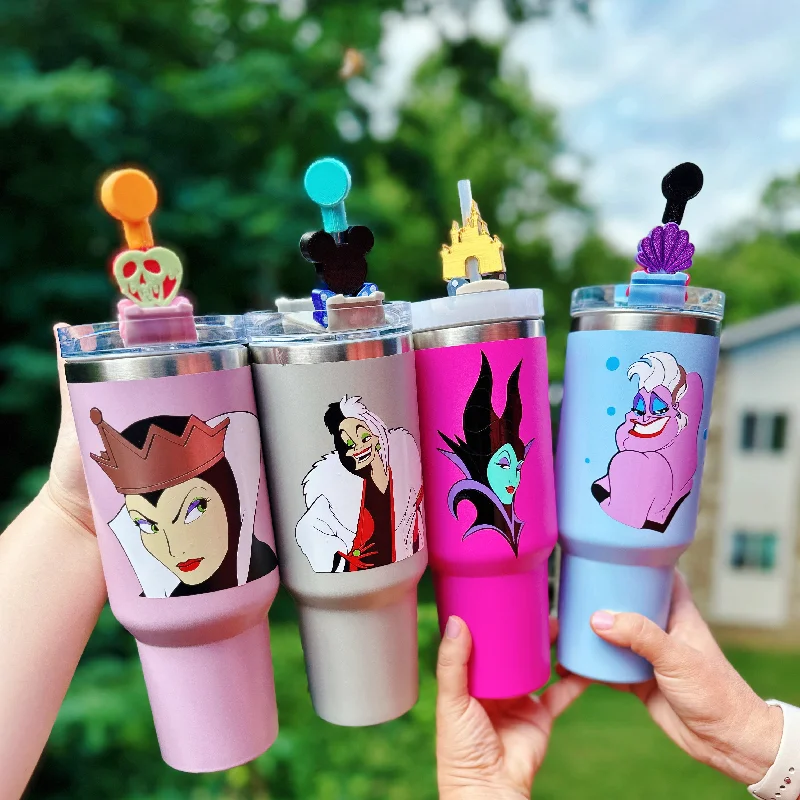 Luxury Drinkware Promotion Villain Character Inspired on 40 oz Quencher Inspired Stainless Steel Tumbler