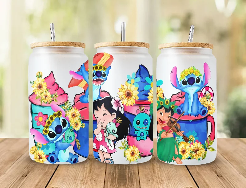 Premium Steel Tumblers Cartoon 16oz libbey can Cartoon PNG, 16oz Glass Can Wrap, 16oz Libbey Can Glass, Catoon kids Tumbler Wrap, Full Glass Can Wrap
