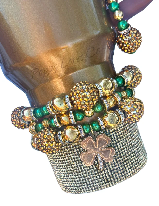 Christmas Drinkware St. Patty’s Cup Bracelets