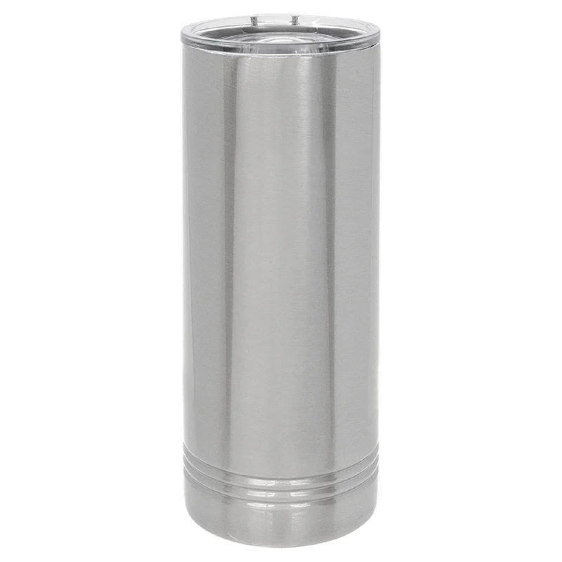 Insulated Tumblers 22 oz Skinny SUBLIMATION Stainless Steel Insulated SureGrip Tumblers, Blank, Polar Camel Lid
