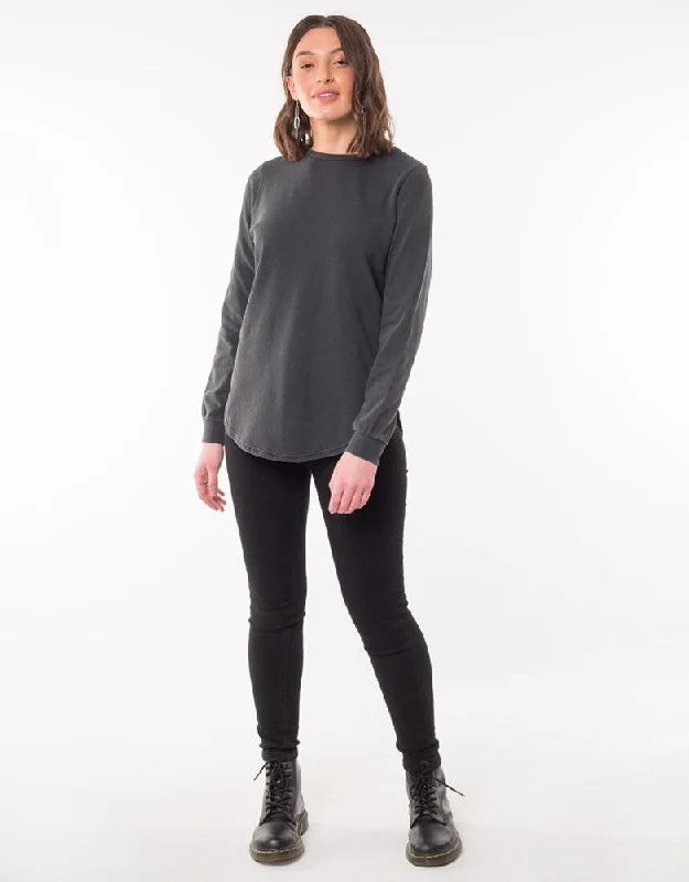 Elevated Style Silent Theory Classic Crew Acid Black