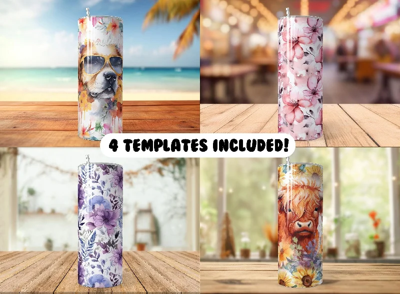 Insulated Travel Drinkware 20 Oz Rotating Tumbler Animation Mockup v2  Rotating Tumbler Mockup  Spinning Tumbler Mockup  Animated Mock Up  PSD Tumbler Mockup