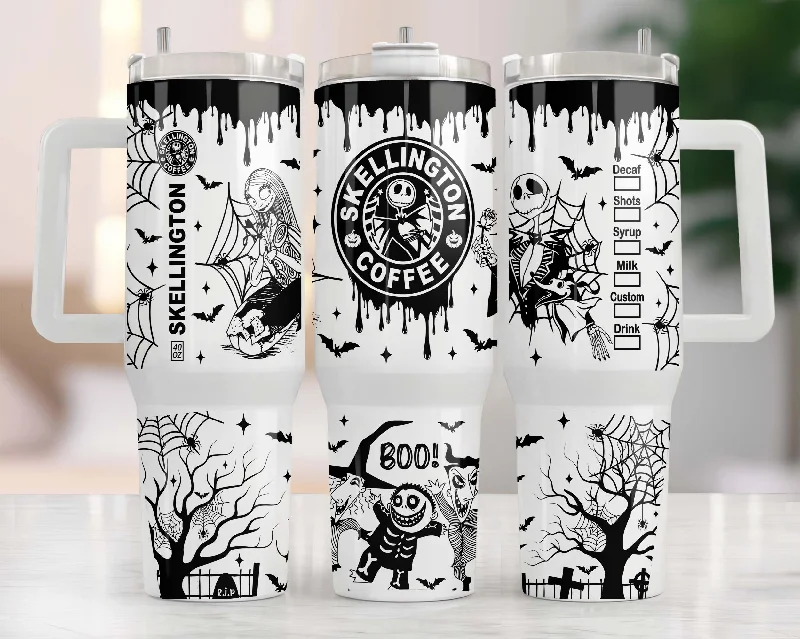 Thermal Drinkware Movies Characters 40oz Tumbler Wrap Png, Halloween Characters 2 pieces 40 oz Tumbler Png, Horror 40oz Tumbler Png Sublimation Designs