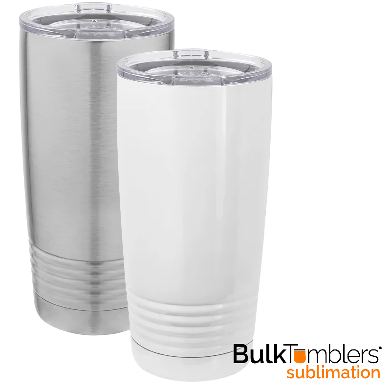 Travel Tumblers Sale 20 oz SUBLIMATION Stainless Steel Blank Insulated SureGrip Tumbler with Lid