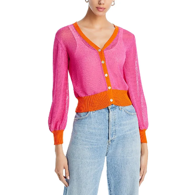 Now On Sale For Chic Urban Styles Womens Crop Buttons Cardigan Sweater