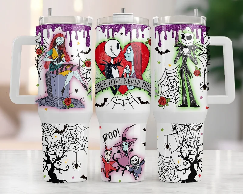 Drinkware Discounts Movies Characters 40oz Tumbler Wrap Png, Halloween Characters 2 pieces 40 oz Tumbler Png, Horror 40oz Tumbler Png Sublimation Designs