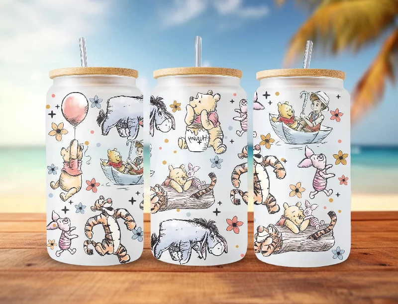 Limited-Time Drinkware Discounts Cartoon 16oz Glass Can Wrap, Sublimation Glass Can Wrap, Cartoon Glass Can Wrap , Full Glass Can Wrap, Cartoon Tumbler, Tumbler PNG Download (Copy)