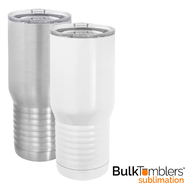 Drinkware Bundle Deal 20 oz tall SUBLIMATION Stainless Steel Blank Insulated SureGrip Tumbler with Lid