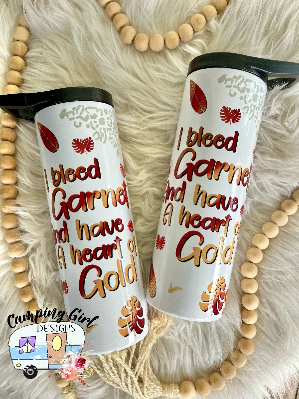 Reusable Drinkware Deals READY TO SHIP 25 oz Florida State FSU sublimation tumbler. Garnet & Gold