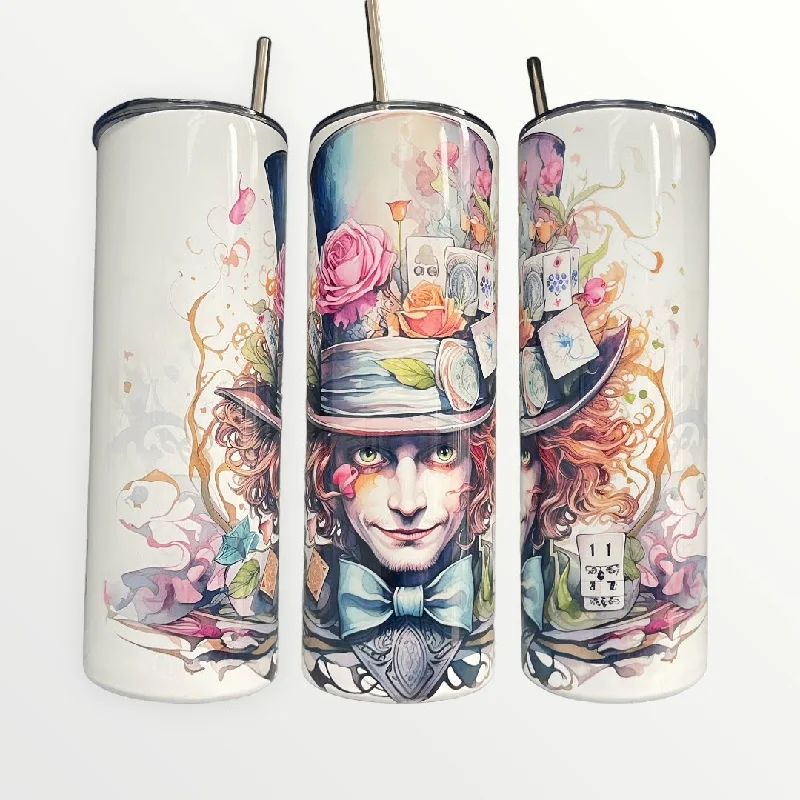 Seasonal Drinkware Sale Mad Hatter - Alice in Wonderland 20/30oz Insulated Skinny Tumbler