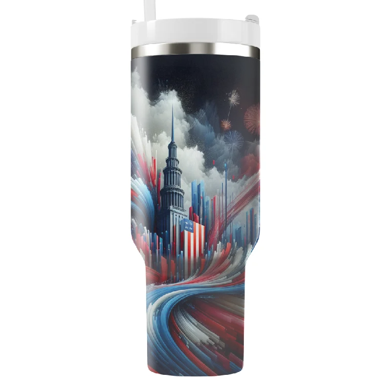 Personalized Cups Discount Revolutionary Revelry - A Modern Bastille Day  Tumbler With Handle