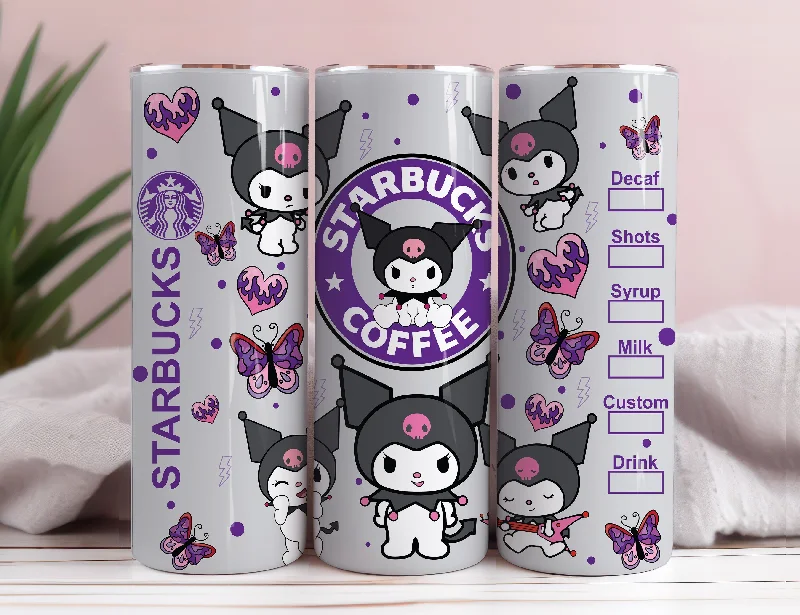 Special Drinkware Promotion Hello Kitty Coffee Tumbler Bundle, Spring Flower Pink Cat PNG, 20oz Straight Skinny Wrap, Cartoon Tumbler, Tumbler Wrap, Full Tumbler Wrap 52