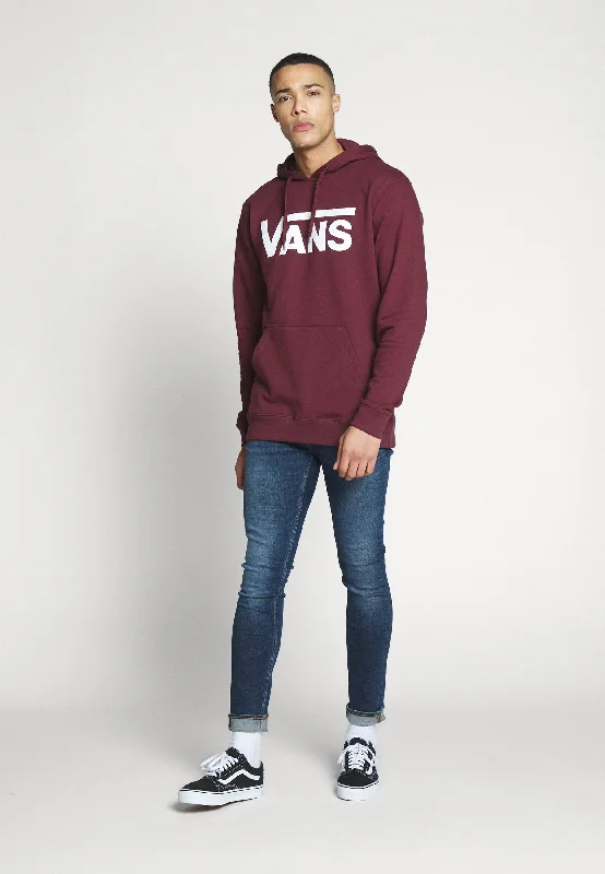 Fashion Forward Style Vans Mens Classic III PO Hoodie Port Royale/White