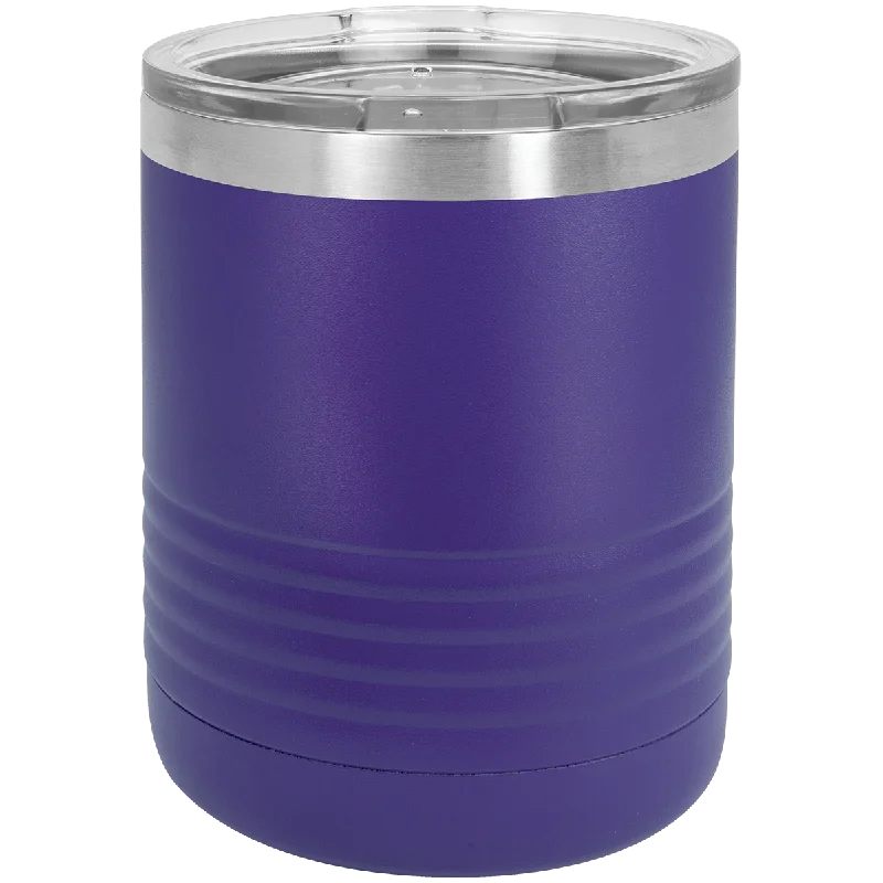 Drinkware Bundle Offer Blank 10 oz Lowball Highball Glass - Insulated Stainless Steel Rocks Tumblers + Lid