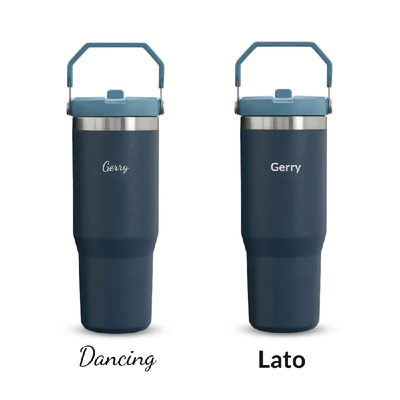 Crystal Drinkware Personalized Engraving Service for Stanley Tumbler