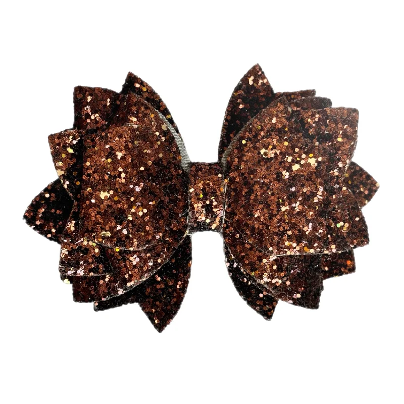 Eco-Friendly Drinkware Chocolate Glitter Tumbler Bow