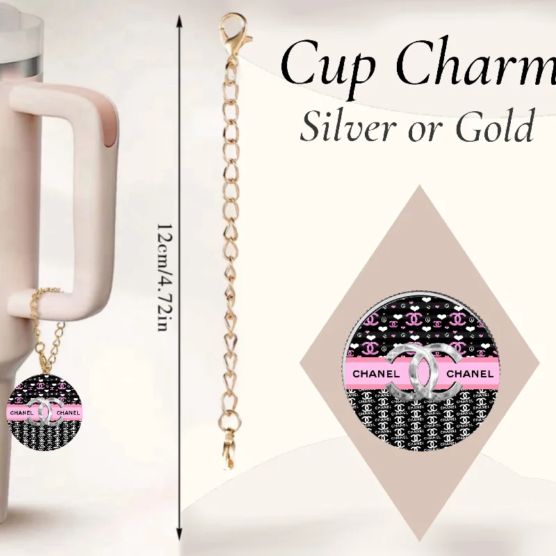 Travel Mugs Offer Chanel Charm Dangle | Cup Accessory