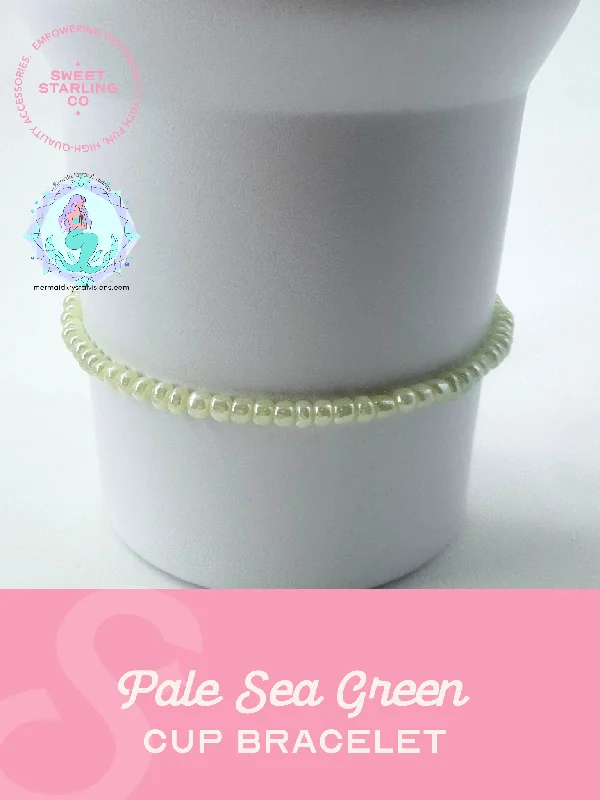Seasonal Drinkware Sale Pale Sea Green Cup Bracelet
