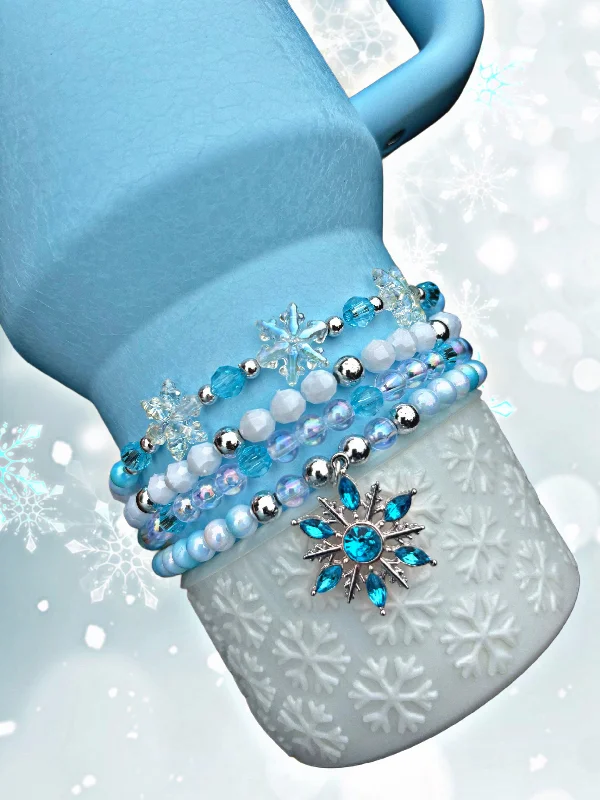 Decorative Drinkware Powder Blue Crush Cup Bracelets