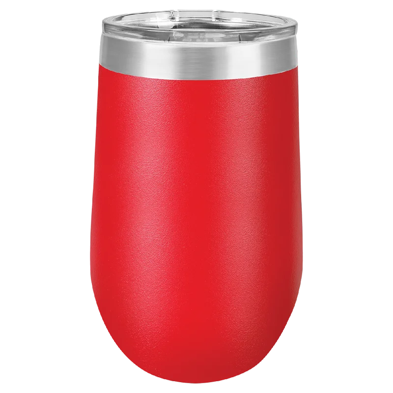 Drinkware Bundle Offer 16 oz Blank Stainless Steel Insulated Stemless Wine Tumbler with Lid
