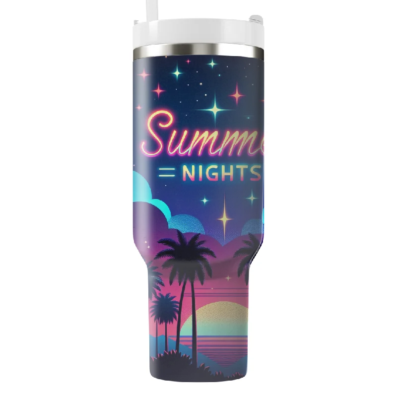 Fall Sale, Prices Drop Summer Nights Tumbler With Handle